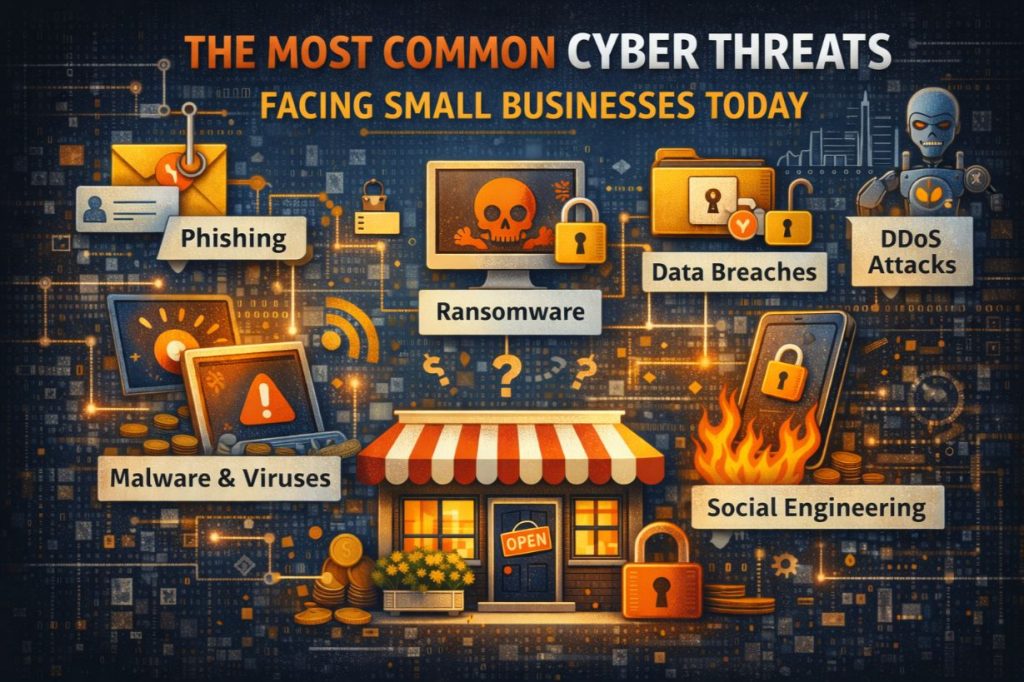 The Most Common Cyber Threats Facing Small Businesses Today