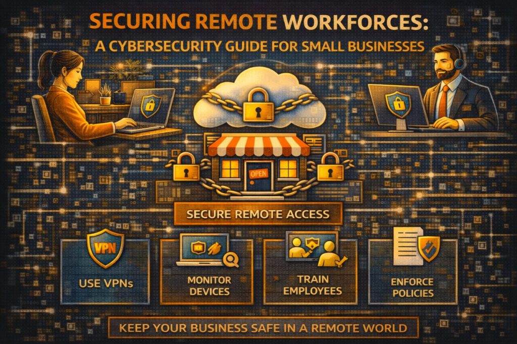 Securing Remote Workforces: A Cybersecurity Guide for Small Businesses