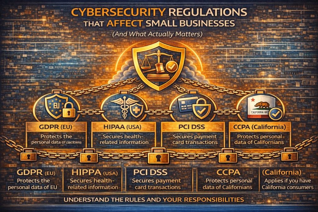 Cybersecurity Regulations That Affect Small Businesses (And What Actually Matters)