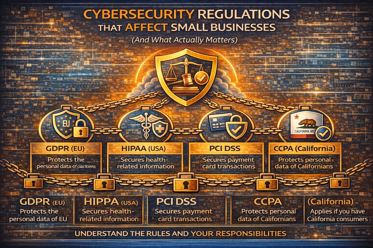 Cybersecurity Regulations That Affect Small Businesses (And What Actually Matters)